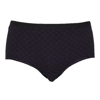 Inkontinenz-Slip für Damen - Black midi